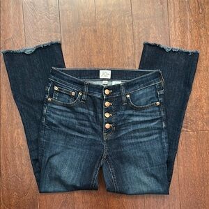 J. Crew Women’s 9” Billie Demi Boot Crop Denim Jeans, Size 26